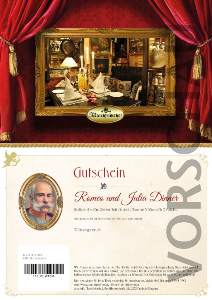 Romeo und Julia Dinner